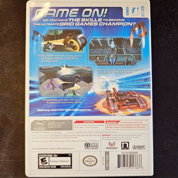 Tron Battlegrids for Wii, perfect condition, like new - Picture 3 of 5
